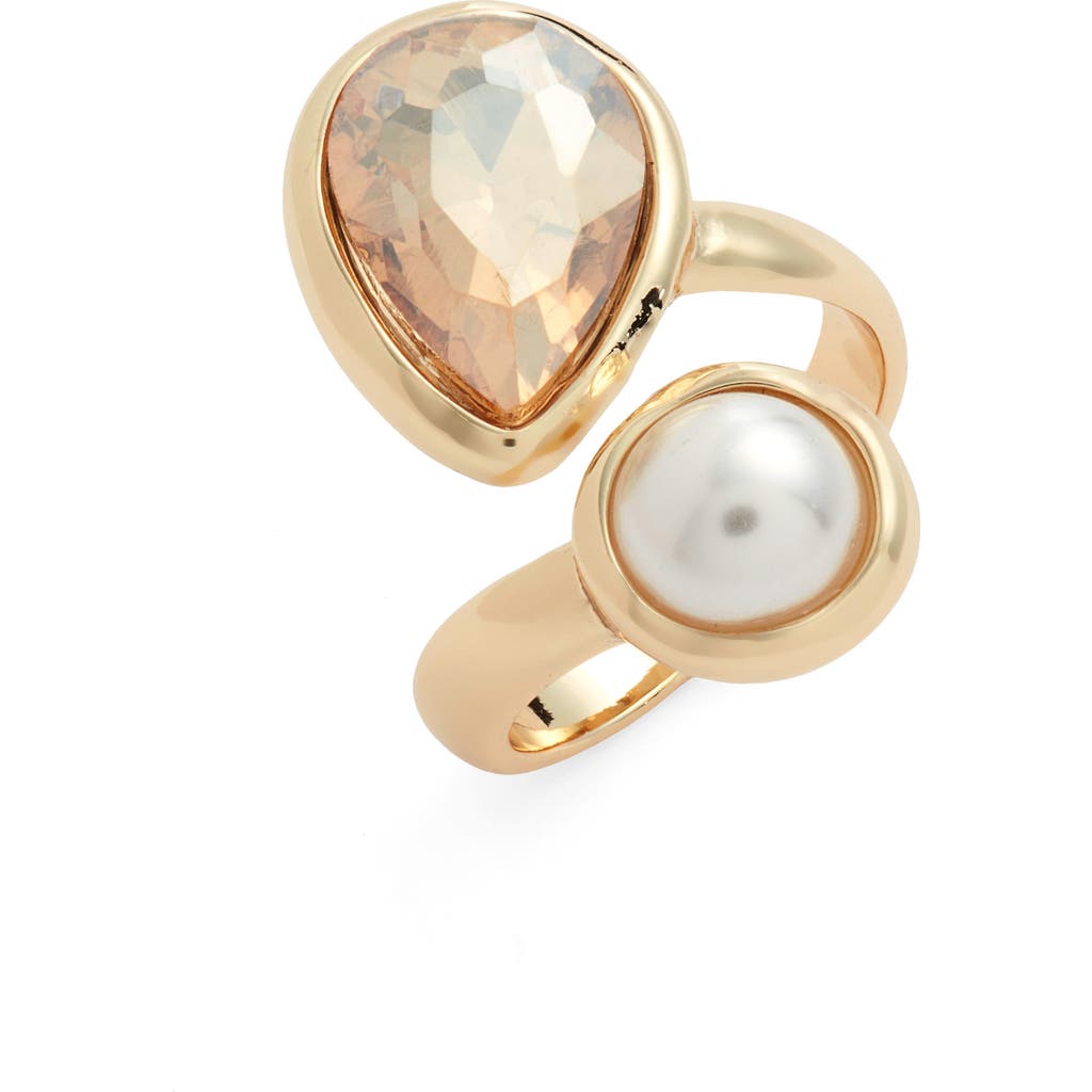 NORDSTROM NORDSTROM STACKED TEARDROP BYPASS RING