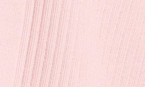 Jones New York Open Front Rib Cardigan In Petal Pink