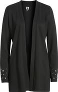 Anne Klein Grommet Detail Open Cardigan