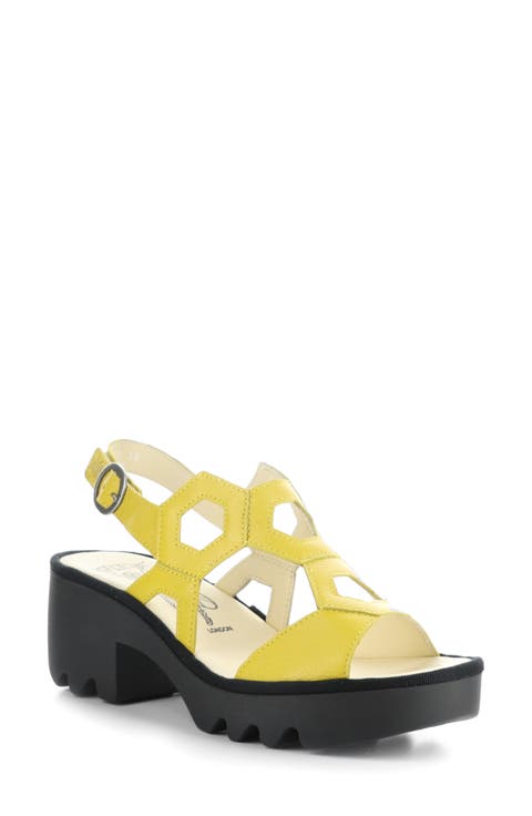 Women's Yellow Platform Sandals | Nordstrom