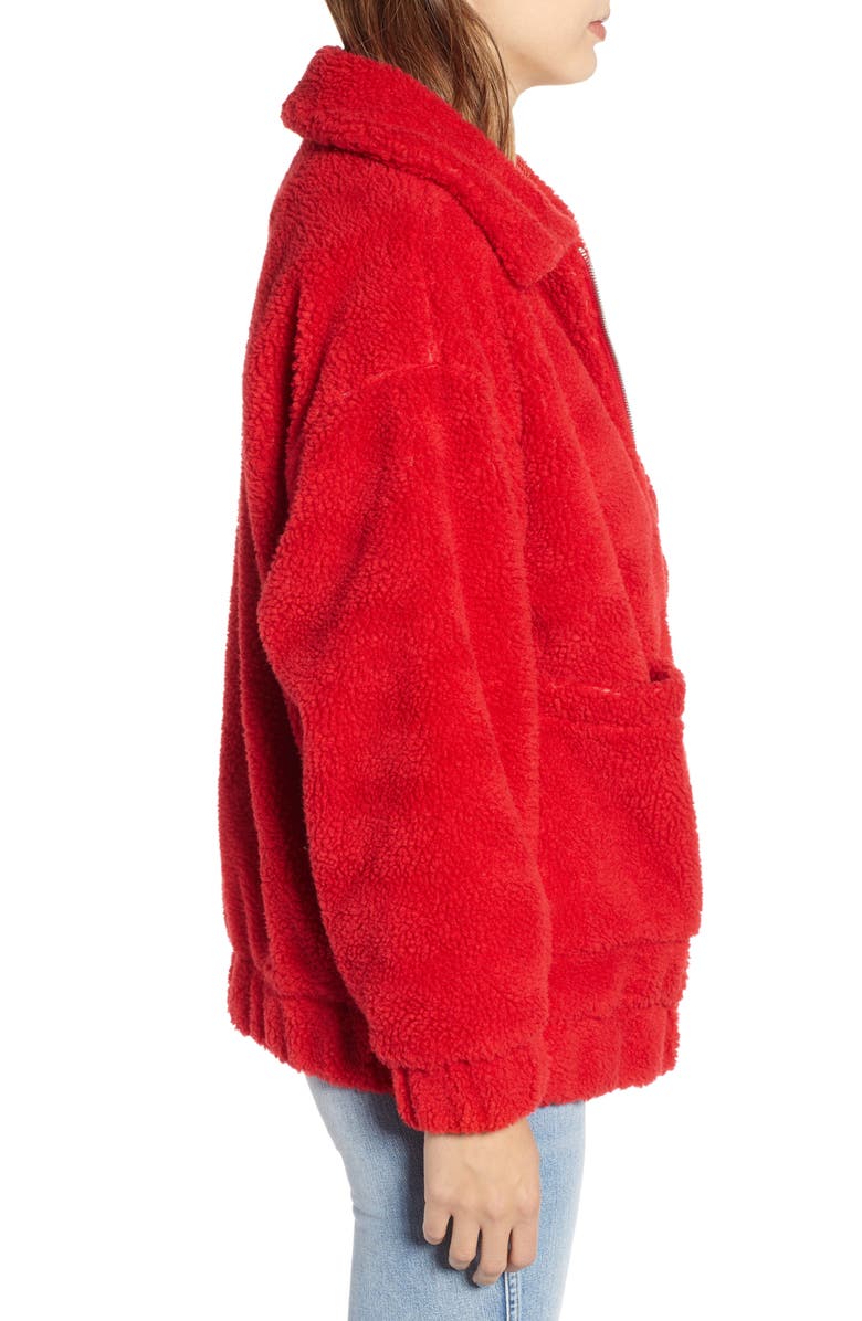 Ten Sixty Sherman Oversized Fleece Jacket, Alternate, color, 