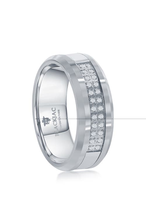 Blackjack Cz Pavé Ring In Silver