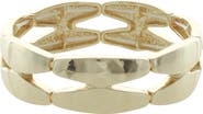 OLIVIA WELLES Geometric Link Stretch Bracelet