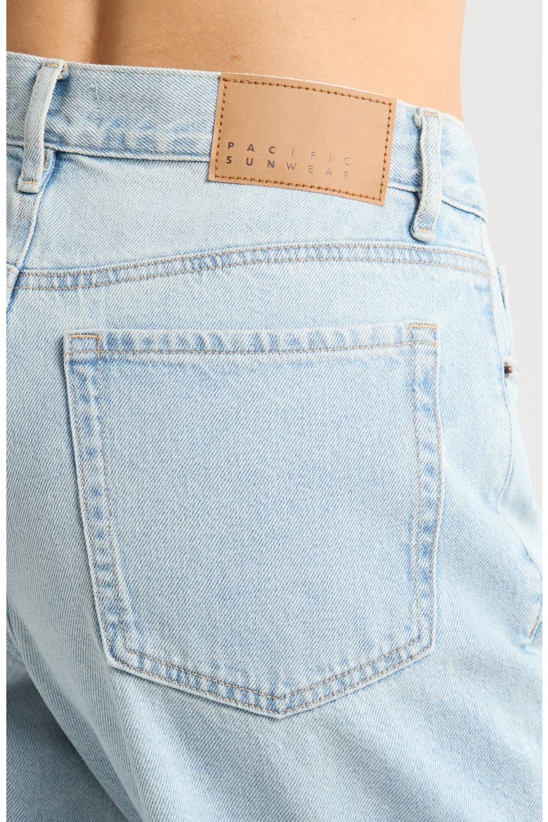 Sylvie Denim Bermuda Shorts, Alternate, color, MED WASH
