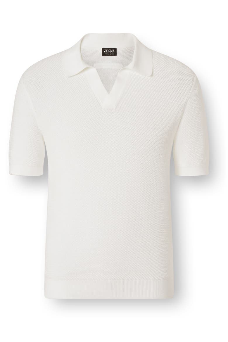 Premium Cotton Polo Shirt, Alternate, color, WHITE