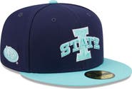 New Era Men's New Era Navy/Light Blue Iowa State Cyclones 59FIFTY Fitted Hat