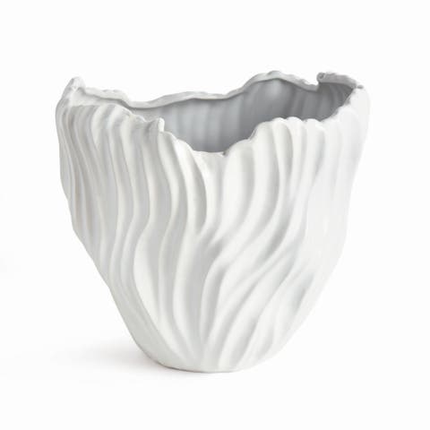 Kingsley White Clay Vase