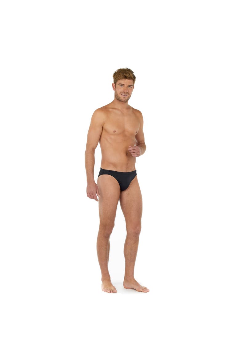Sea Life Swim Micro Brief, Alternate, color, Black