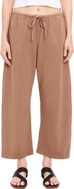 Michael Stars Liana Tie Waist Barrel Leg Pants