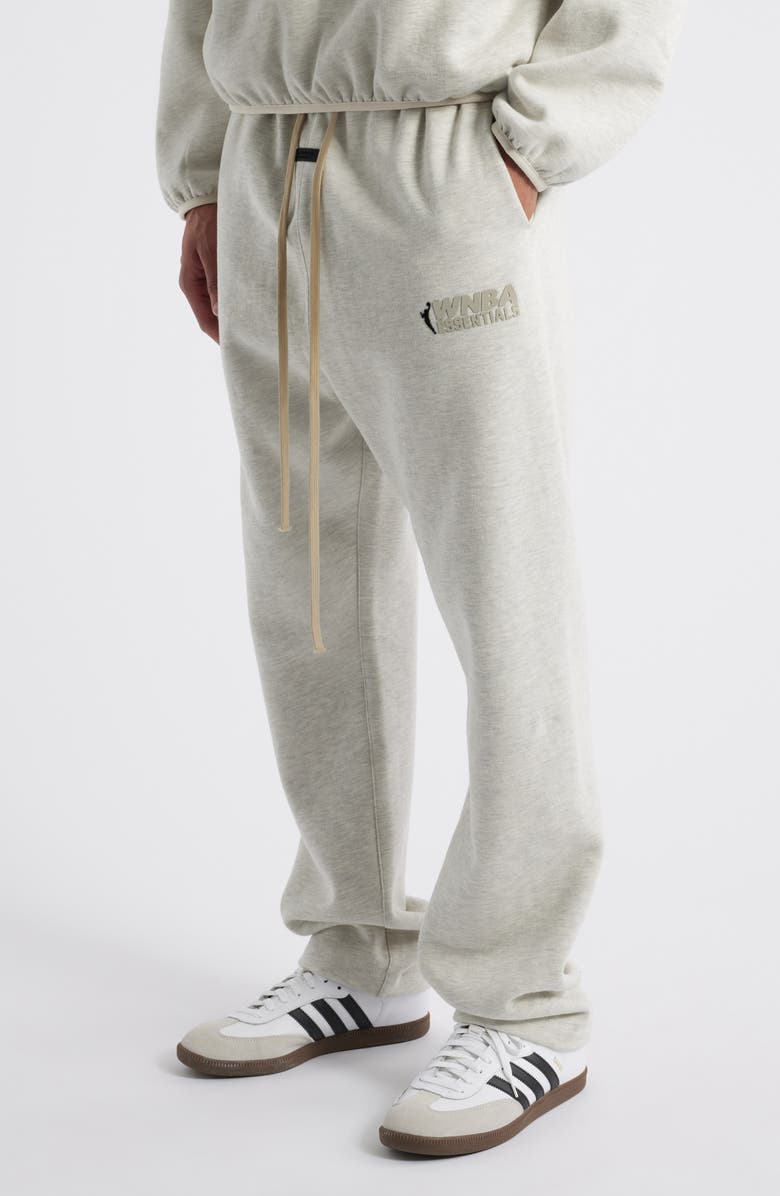 Fear of God Essentials x WNBA Relaxed Sweatpants, Alternate, color, Light Heather