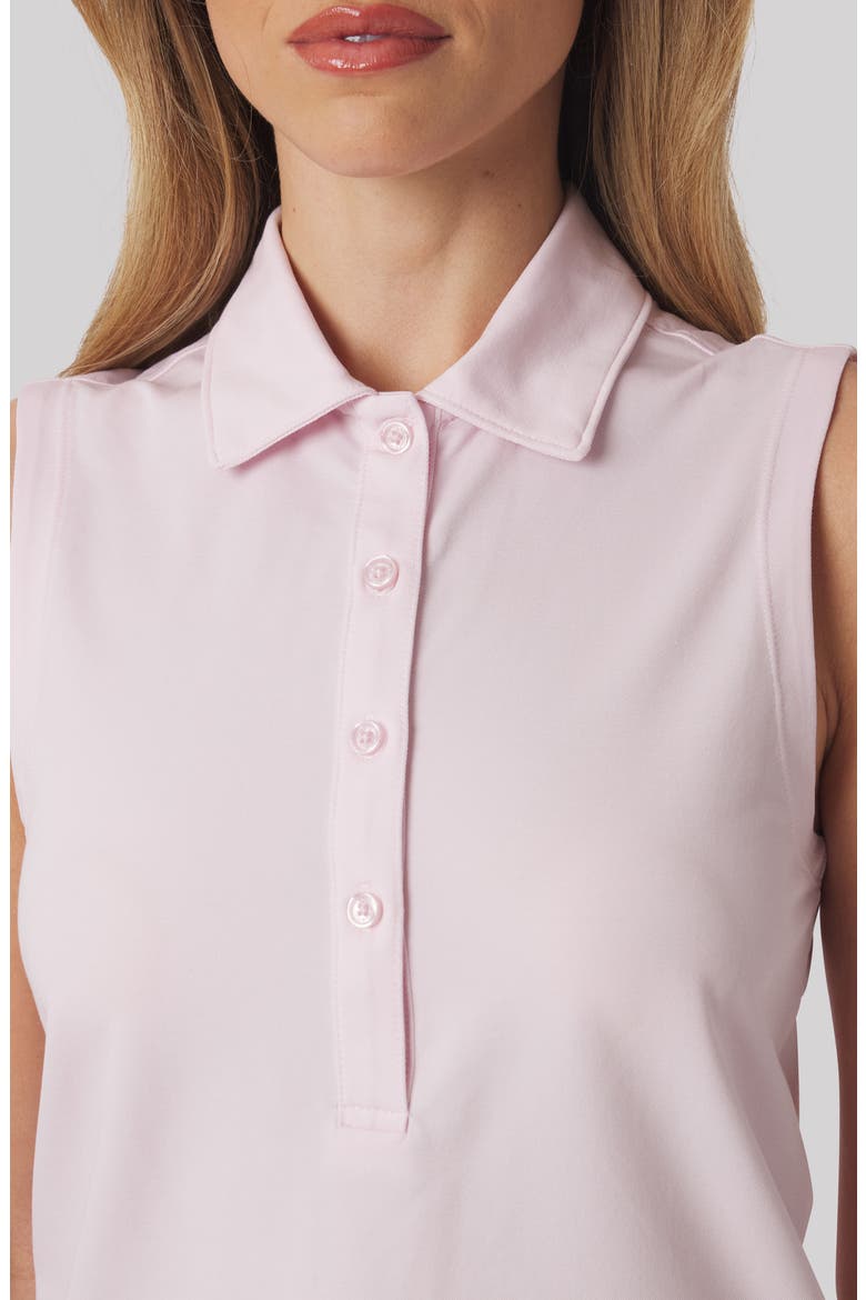 Maggie Sleeveless Golf Polo, Alternate, color, PETAL PINK