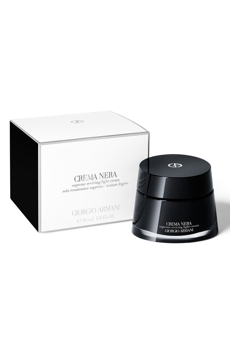 ARMANI beauty Crema Nera Supreme Lightweight Reviving Anti-Aging Face Cream, Alternate, color, 