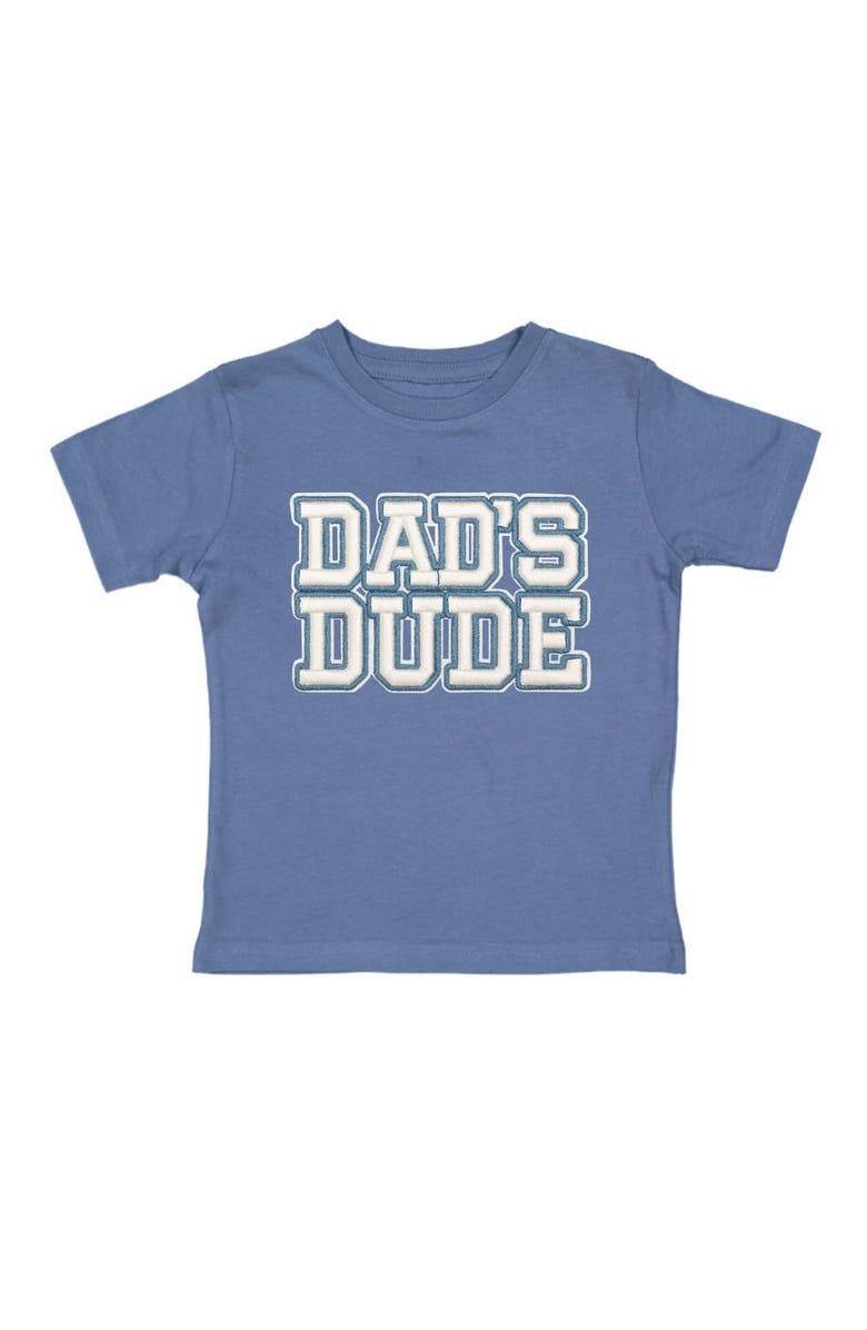 Sweet Wink Dad's Dude Patch Short Sleeve T-Shirt, Main, color, Indigo