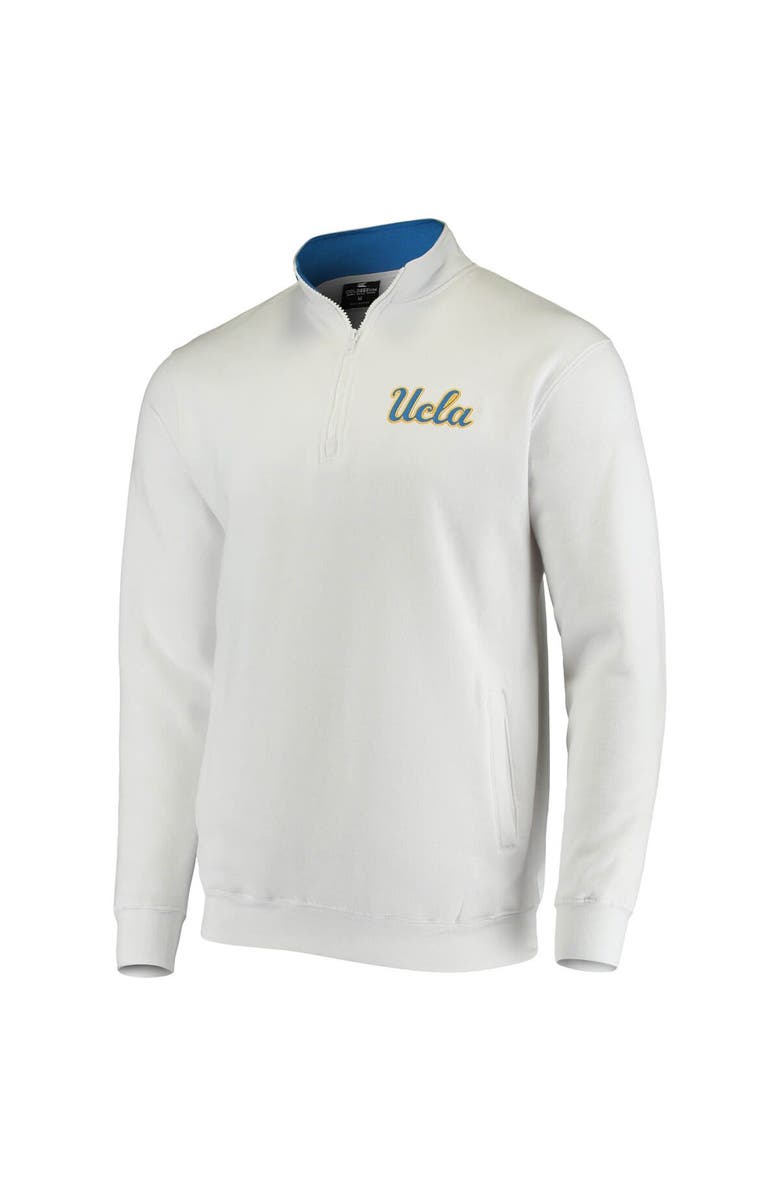 COLOSSEUM Men's Colosseum White UCLA Bruins Tortugas Logo Quarter-Zip Jacket, Alternate, color, White