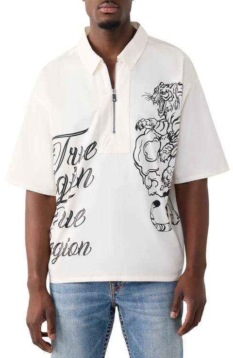 Tiger Half Zip Shirt