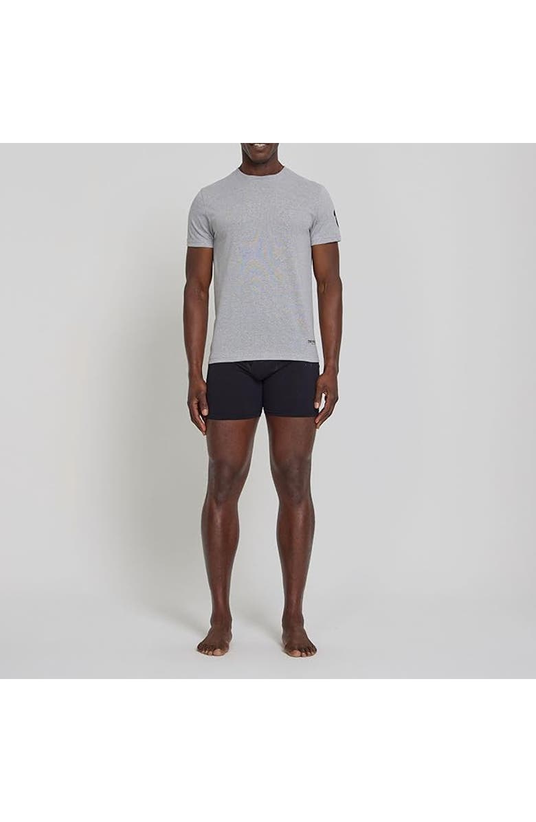 True Religion Crew Neck Undershirts 4 Pack, Alternate, color, White/White/Heather Grey/Black