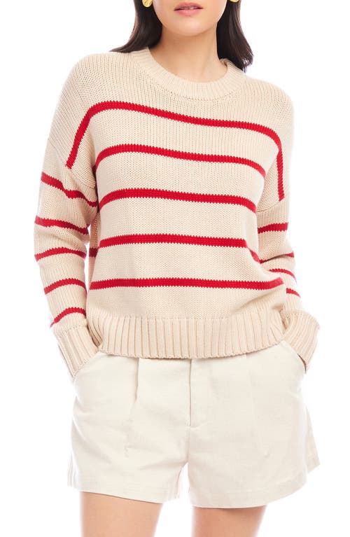 Fifteen Twenty Luca Stripe Crewneck Sweater