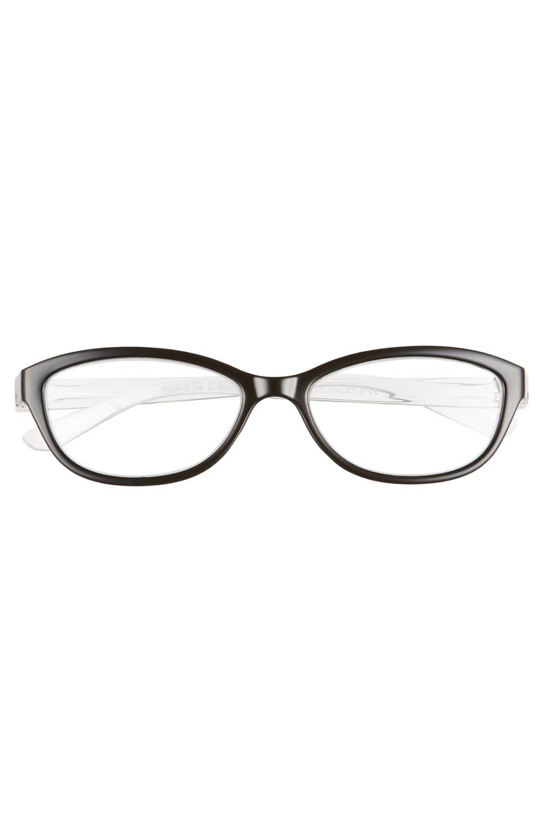 Bunny Eyez The Haley 48mm Oval Reading Glasses, Alternate, color, 