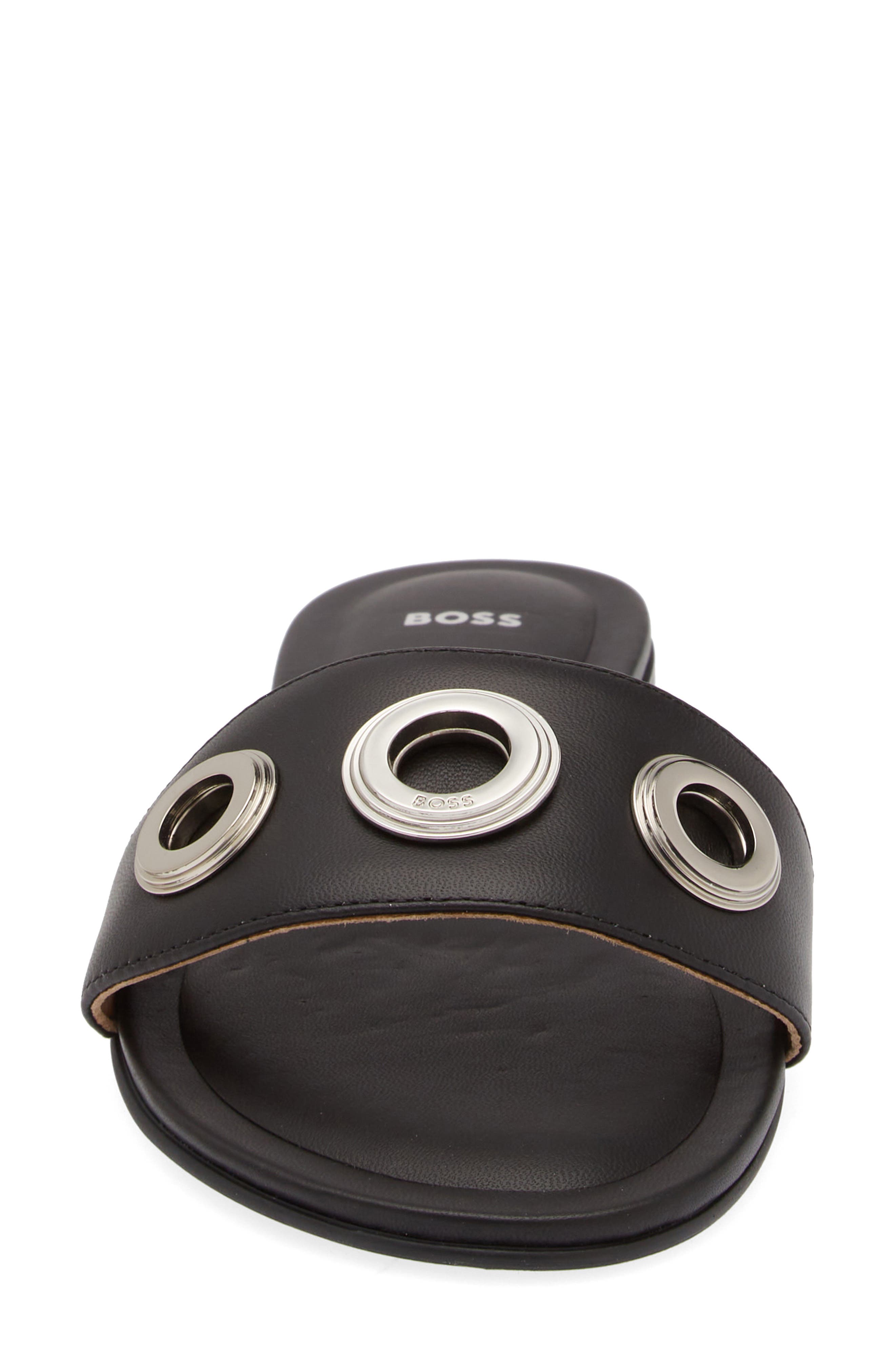 BOSS Millie Slide Sandal, Alternate, color, Black