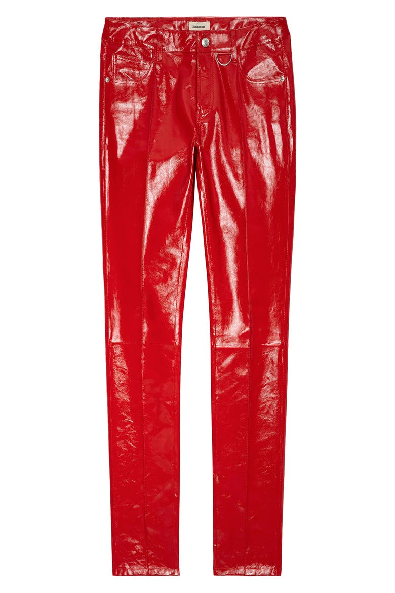 Peko Leather Pants, Alternate, color, JAPON