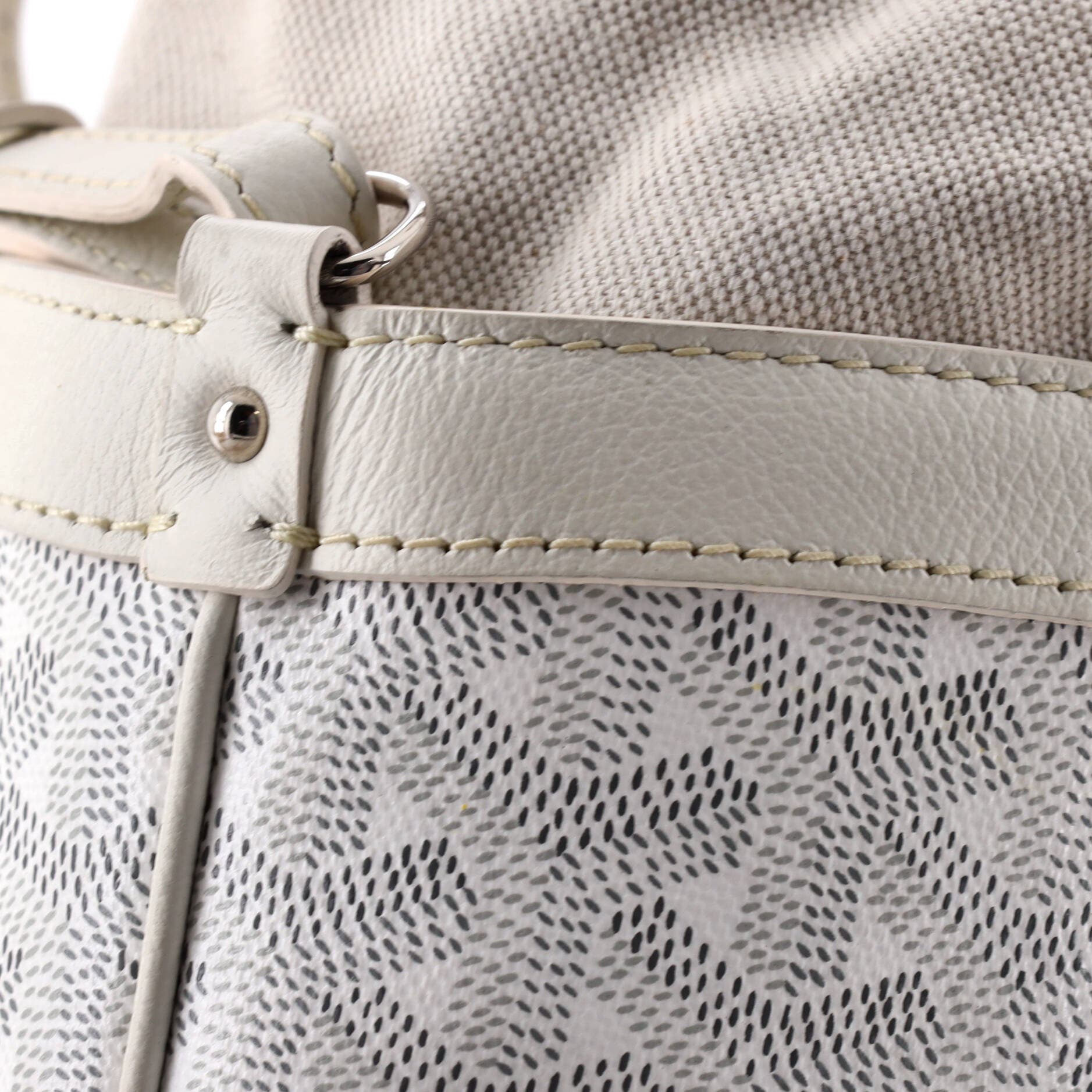 Beluga Bag Coated Canvas Mini, Alternate, color, White
