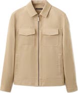 MANGO Faux Suede Jacket