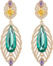 EYE CANDY LOS ANGELES Billie CZ Statement Drop Earrings