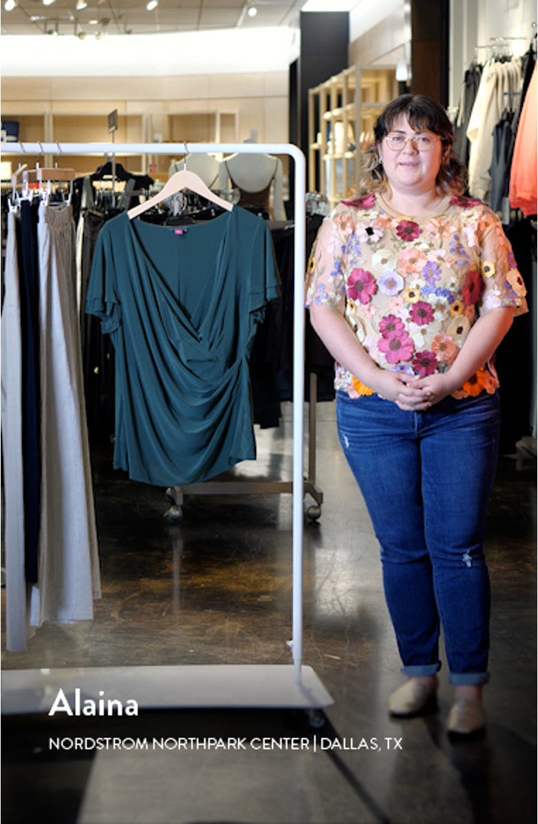 Surplice V-Neck Top, sales video thumbnail