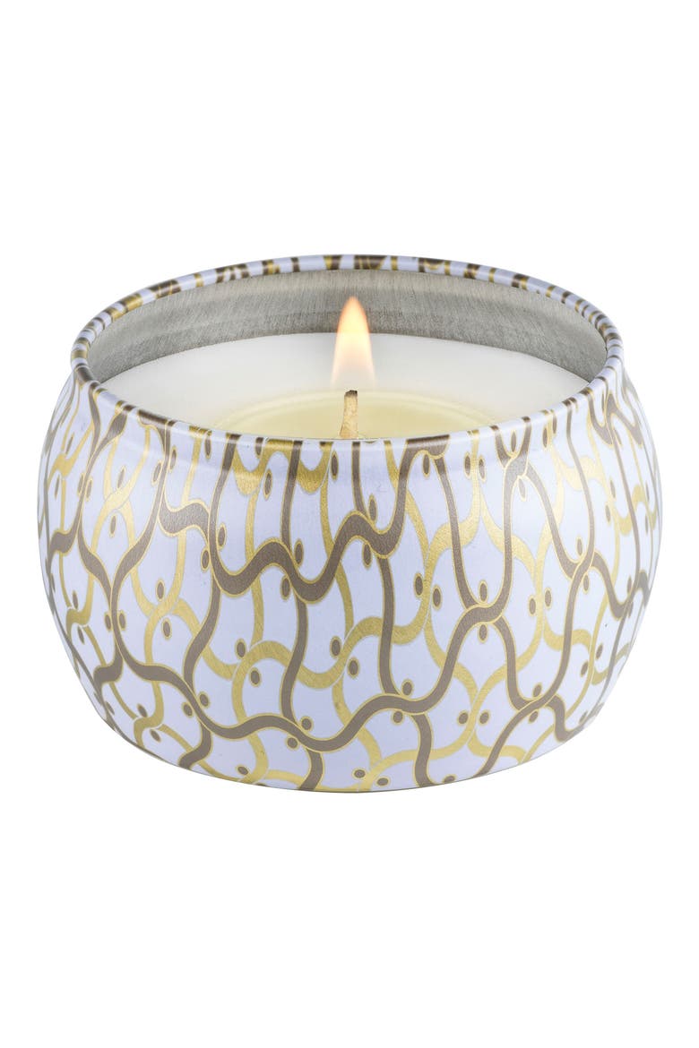 Suede Blanc Mini Tin Candle, Alternate, color, SUEDE BLANC