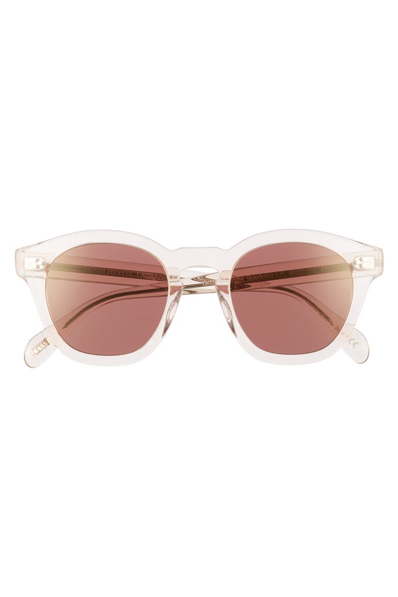 Boudreau L.A. 48mm Square Sunglasses, Alternate, color, LIGHT SILK