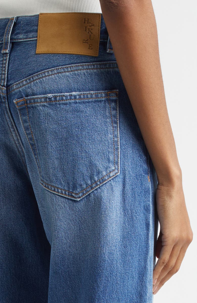 Haikure Bonnie Relaxed Straight Leg Jeans, Alternate, color, Real Blue