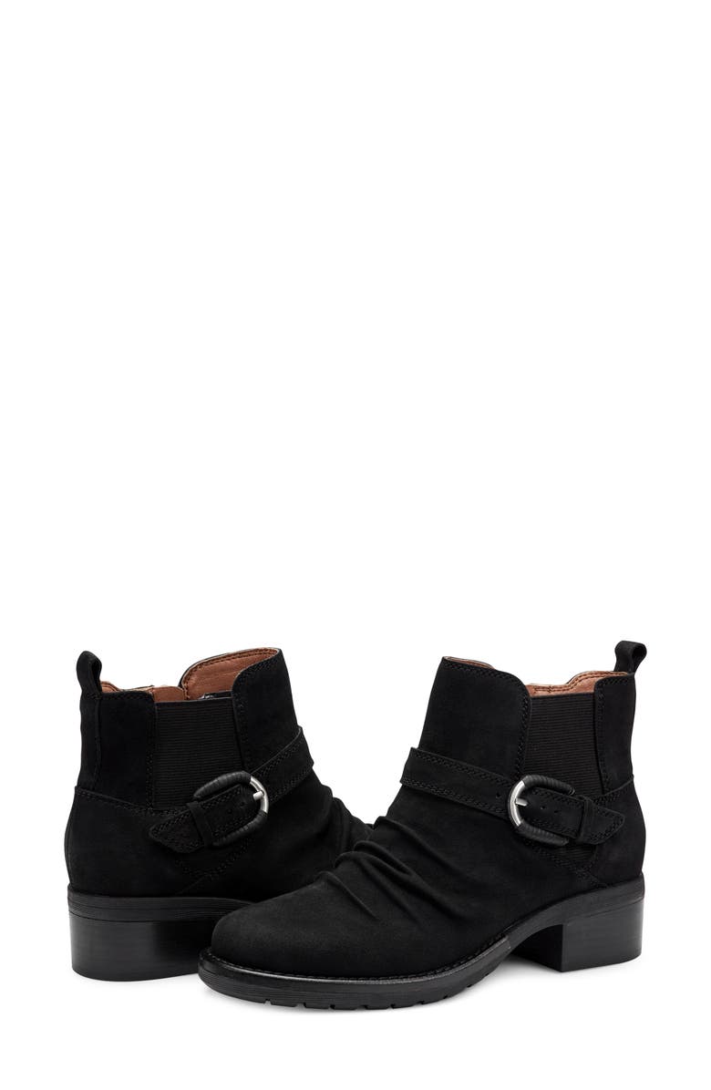 Earth<sup>®</sup> Zane Ruched Bootie, Alternate, color, Black 01