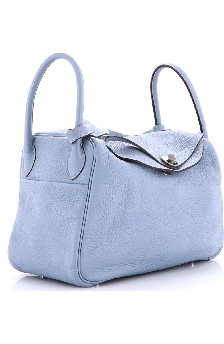 Pre-Owned Hermes Lindy Bag Clemence 30, Alternate, color, Bleu Lin