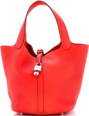 Pre-Owned Hermes Picotin Lock Bag Clemence MM