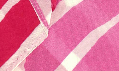 Frances Valentine Matchstick Silk Scrunchie & Removable Scarf Set In Pink