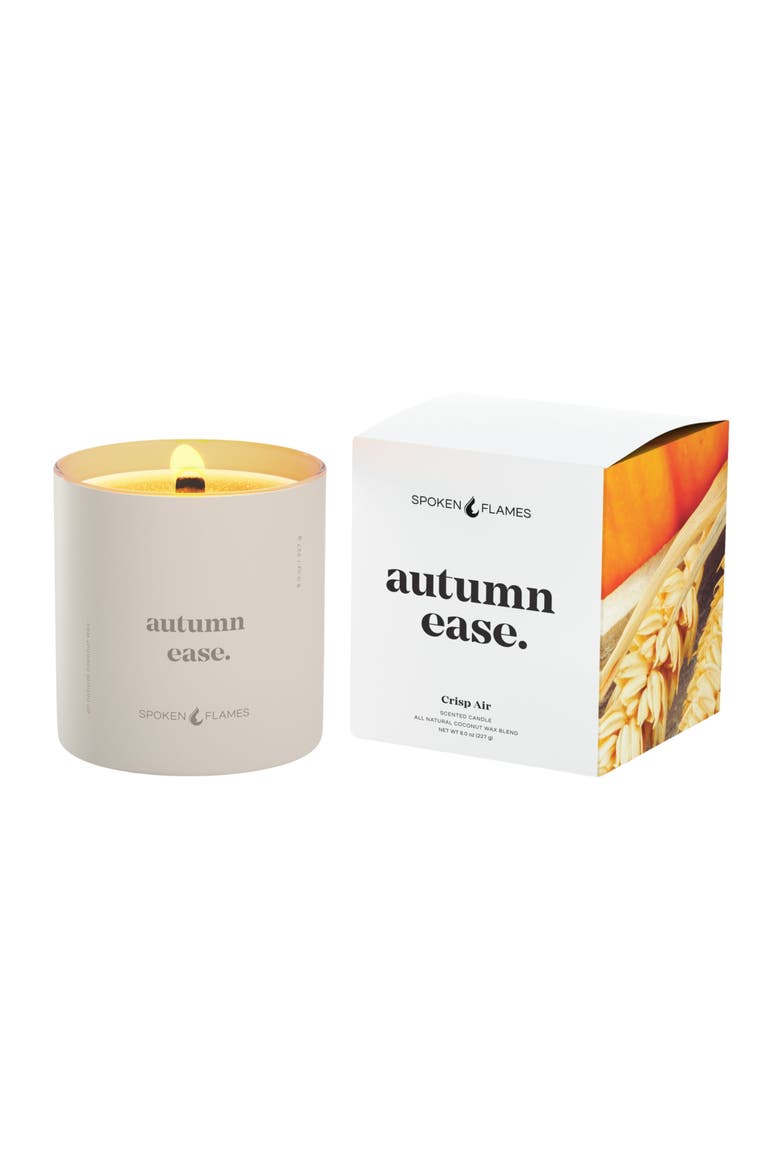 Autumn Ease Candle, Alternate, color, Light Beige/Off-White