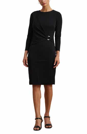 Ralph Lauren Long Sleeve Matte Jersey Dress