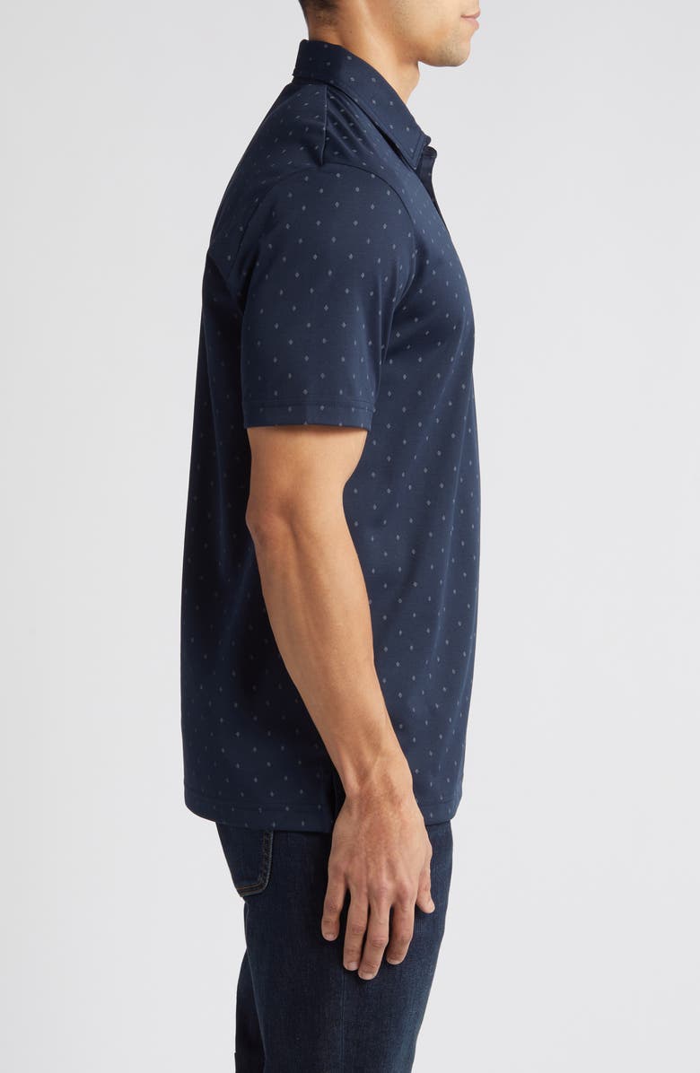 TravisMathew Handsome Town 2.0 Diamond Dot Polo, Alternate, color, Total Eclipse