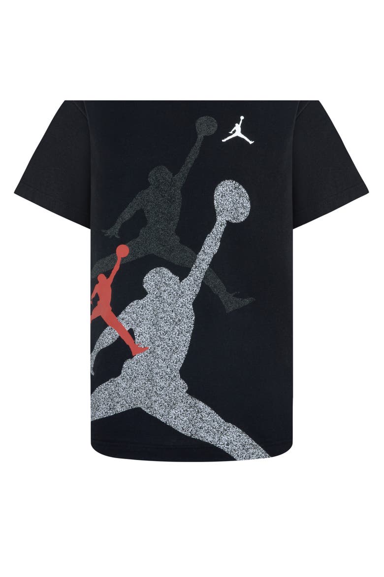 Kids' Jordan Gradient Graphic T-Shirt, Alternate, color, BLACK