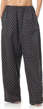 AFRM Micro Dot Wide Leg Pants