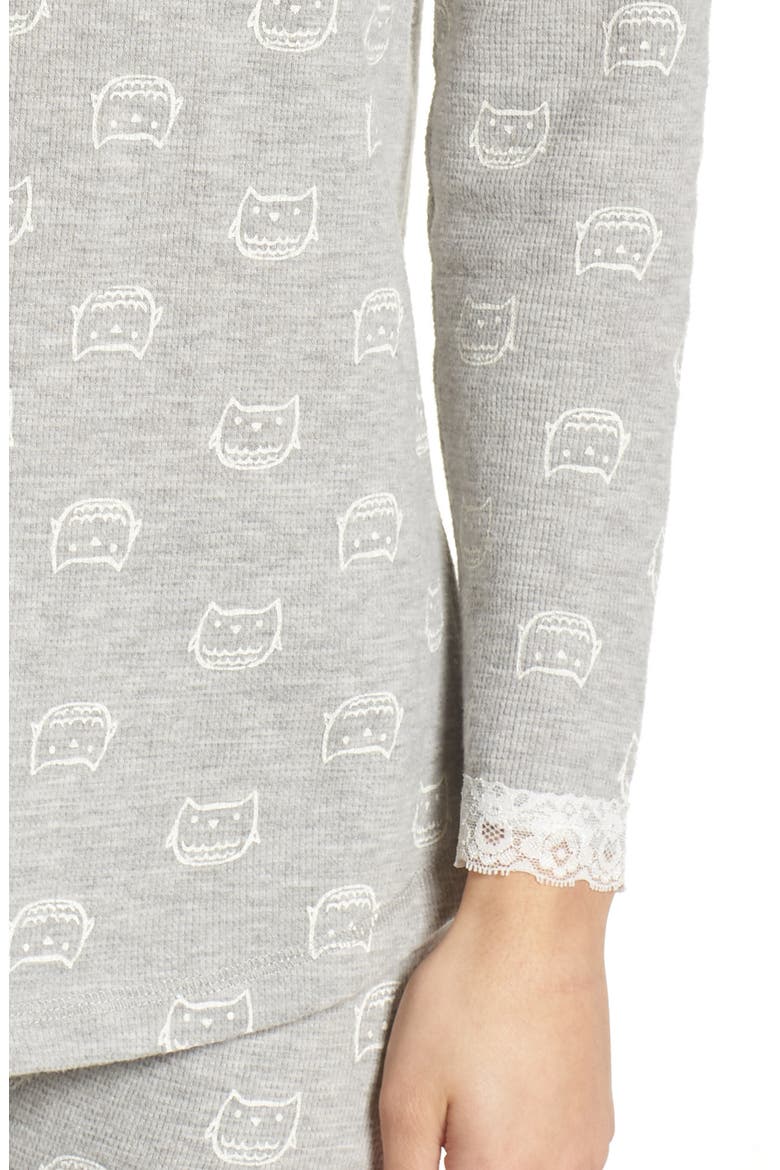 Thermal PJs (Nordstrom Exclusive), Alternate, color, GREY