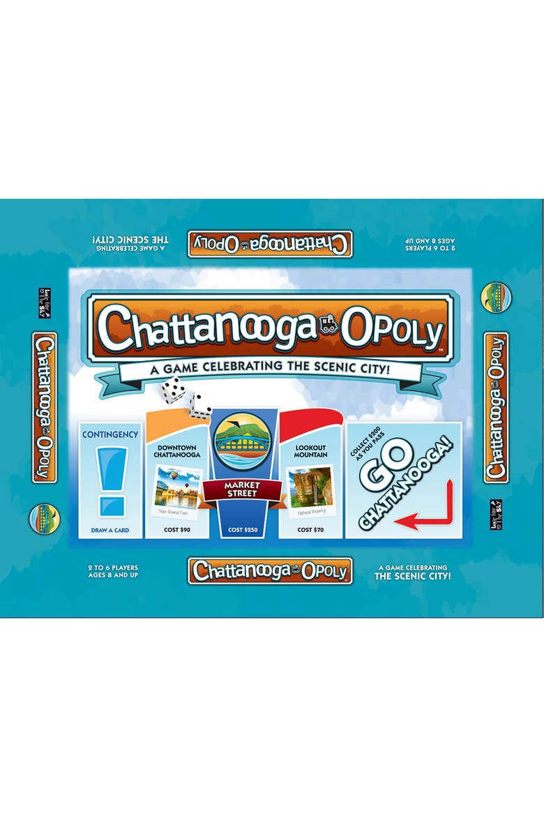 Chattanoogaopoly Monopoly Board Game, Main, color, Multicolored