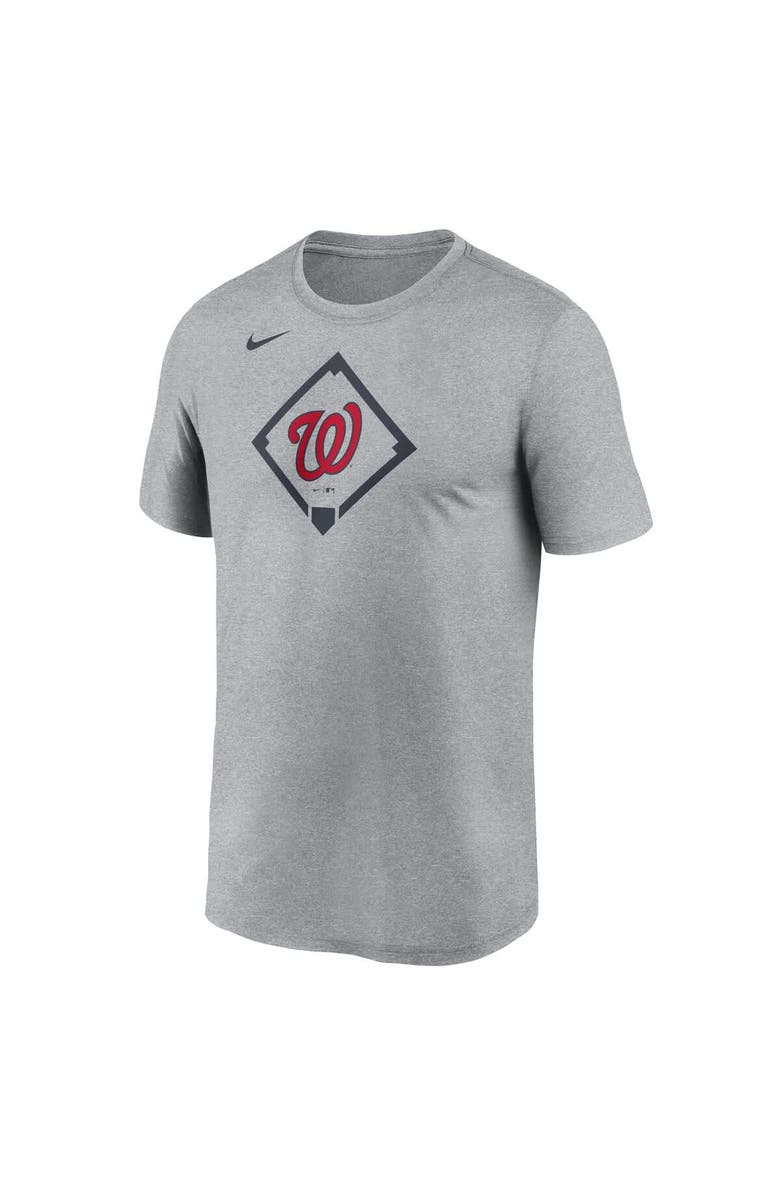 Nike Men's Nike Heather Gray Washington Nationals Icon Legend Performance T-Shirt, Alternate, color, Heather Gray