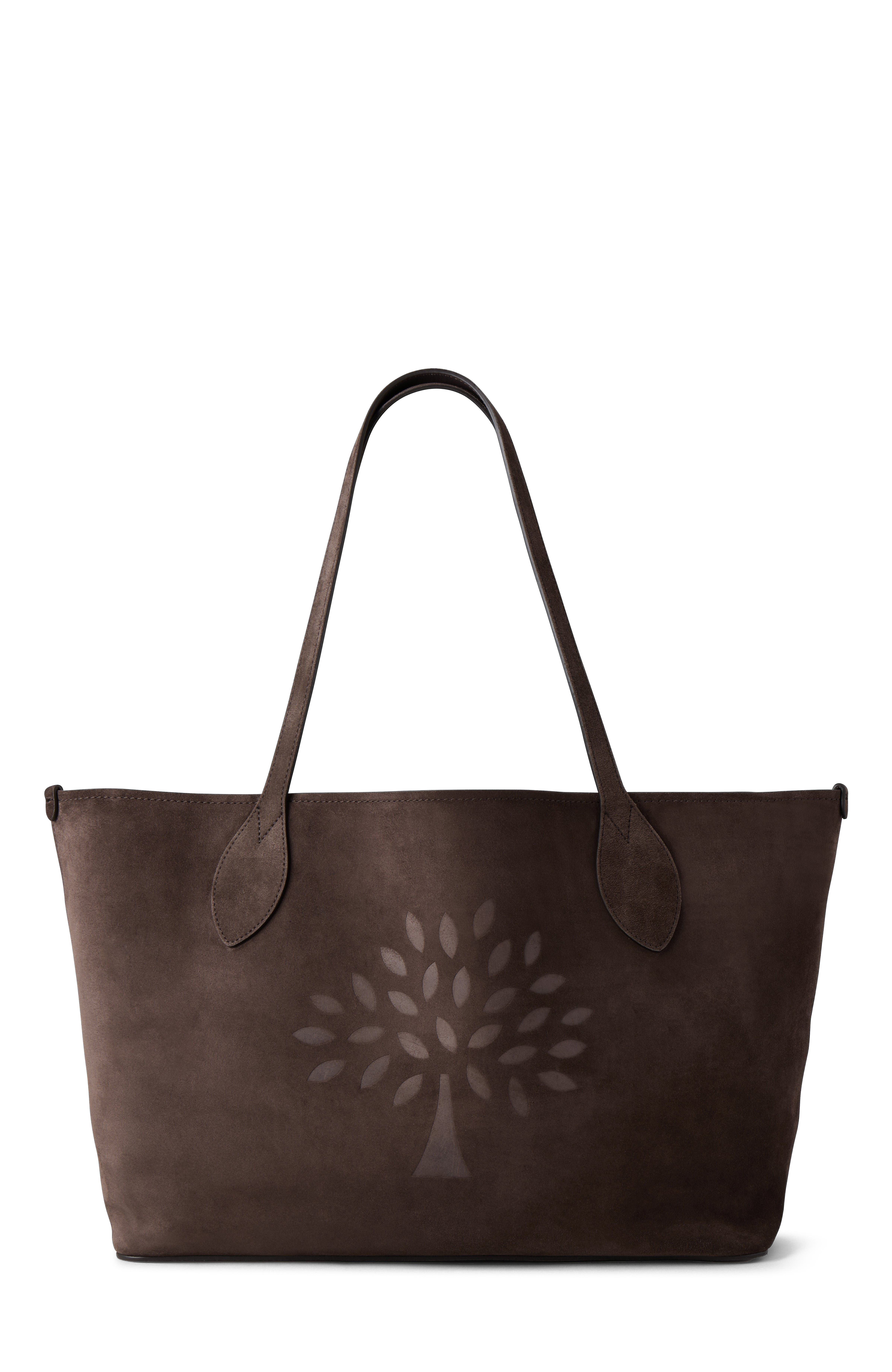 Mulberry Suede Tree Tote, Main, color, 