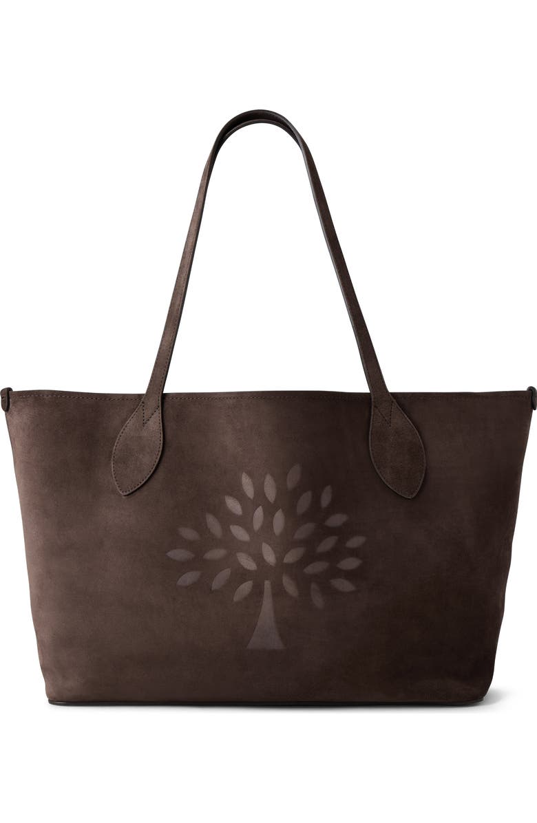 Mulberry Suede Tree Tote, Main, color,