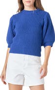 English Factory Elbow Sleeve Sweater