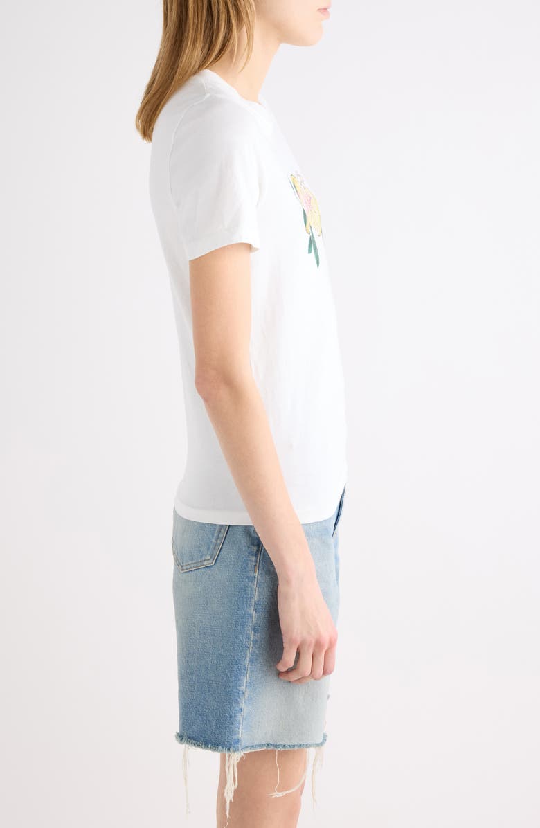 Chloé Lemon Graphic T-Shirt, Alternate, color, Iconic Milk