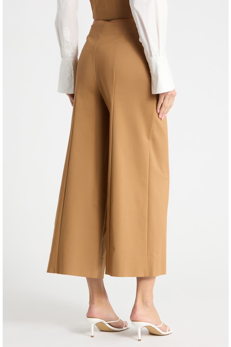 Kallin High Waist Cropped Wide Leg Pants, Alternate, color, CHAI