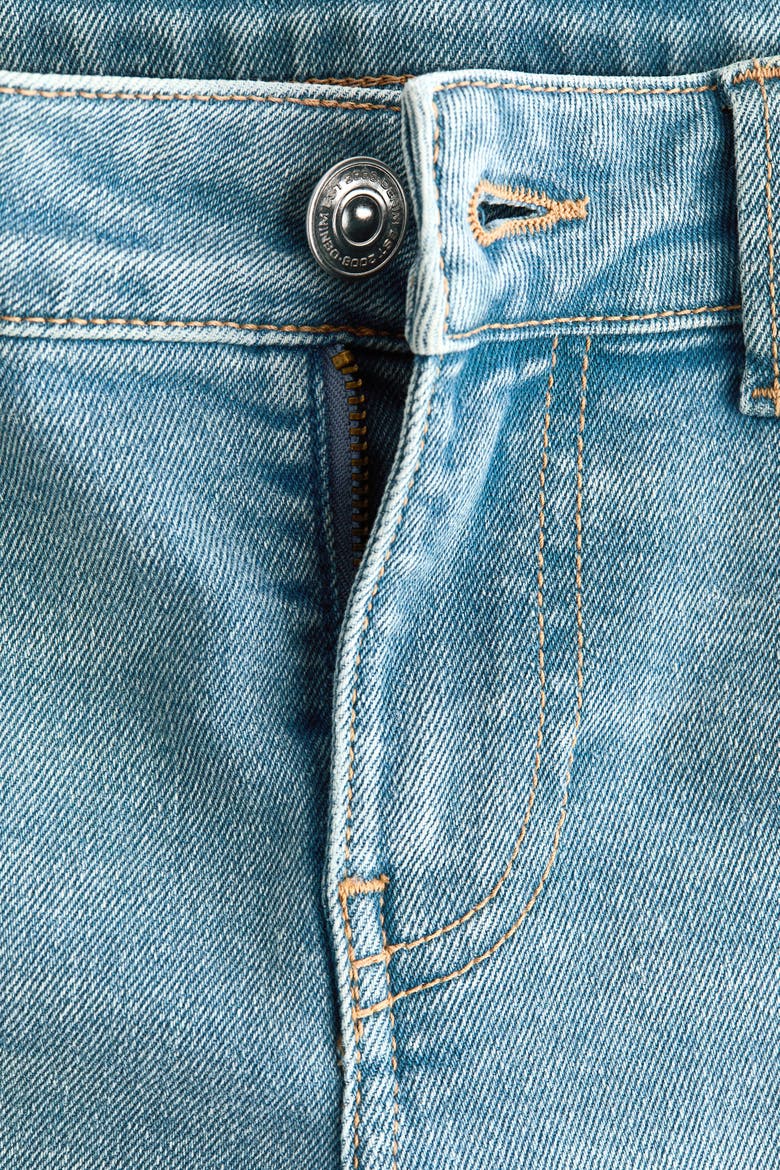 Flared Low Waist Jeans, Alternate, color, Light denim blue