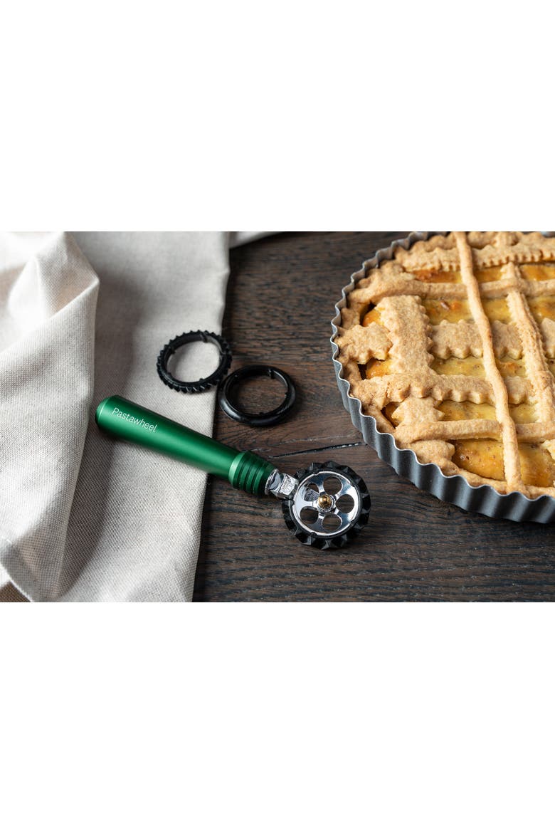 Design Series Pastawheel Pasta Cutter, Alternate, color, Green